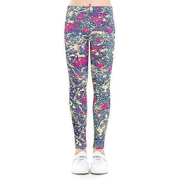 Guoguo Flickleggings Vår Sommar Tunn Flicka Pennbyxor Barn Byxor Flicka Casual Tryckleggings