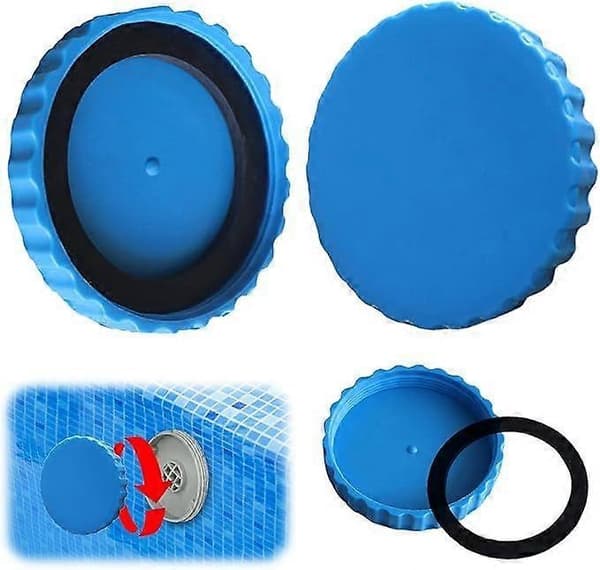 Vinterlukkesæt til Intex og Bestway pools, 2 stk. vinterprop pool med matchende tætninger, pooltilbehør, frostsikker og tæt vinterhætte pool 2pcs