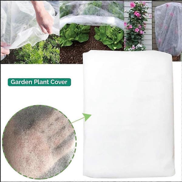 Kraftig Havefleece Plantebeskyttelse til Vinter, Fleece Frostbeskyttelse til Planter 1,5 * 1 meter