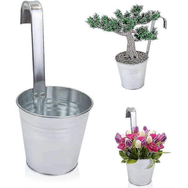 4 stk Hengende Potter Balkong Blomsterpotte Hengende Balkong Potteplante Potte For Å Henge Potte For Å Henge Opp