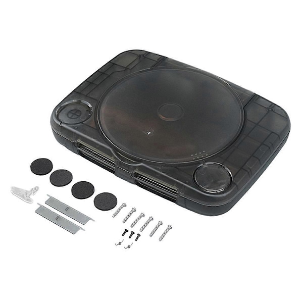 Til PS ONE Retro Videospil Kabinet Transparent Sort