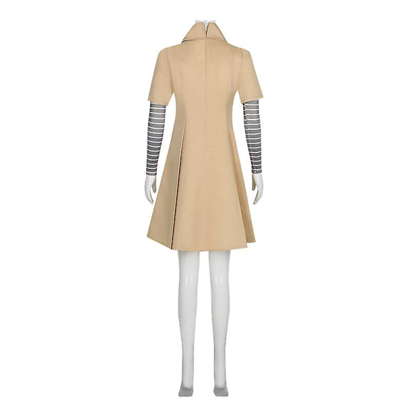 M3gan Cosplay -asumekko Ai Doll Robots Tuhatkaksikymmentäkolme Megan Uniform set lapsille ja aikuisille Costume M