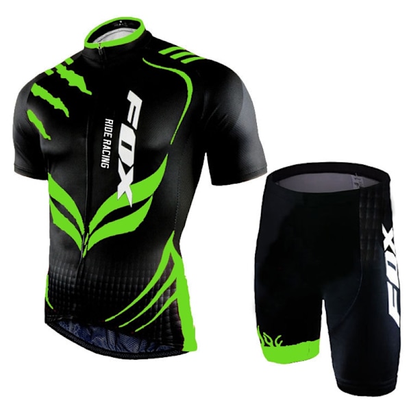 Maillot Cyclisme 2023 Orange sykkeltrøyesett herre FOX RIDE RACING Sykkelracing kortermede klær Mtb sykkelantrekk Klær 11 4XL