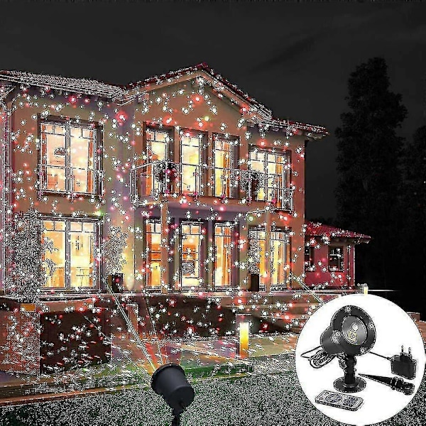 Jul LED Projektor Utomhus Landskap Scen Jul Lampa