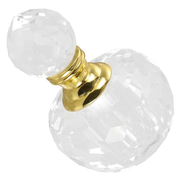 Mini Parfymflaska Kristall Tom Flaska för Förvaring 1 ml Transparent