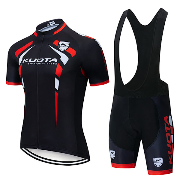 2022 Nytt KUOTA Team Cycling Kit Herre Sommer Outdoor Bike Competition Klær skinsuit Bib 9d Gel Shorts Ciclismo ropa de hombre 2 4XL