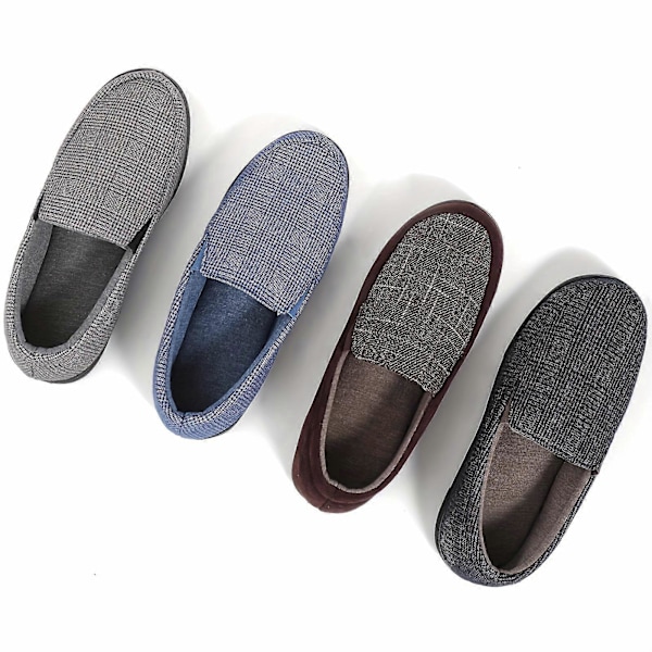Nye modeller Herre Slip-On Loafers i ensfarvet - Super åndbare og ultra-komfortable - Skridsikre til udendørs eventyr - Stilfulde, holdbare herresko