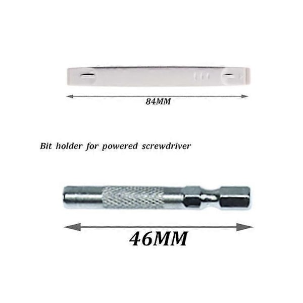 135 i 1 Mini Precisions Magnetisk Skruvmejsel - Reparationsverktygssats för iPhone, Laptop, Klocka med Förvaringsorganisatör, Svart, 175*105*60MM