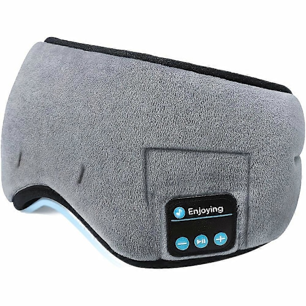 Nya modeller Justerbar & Tvättbar Bluetooth Sömnmask Hörlurar - Högupplöst Ljud, Inbyggd Mikrofon, Handsfree för Sömlös Nattsömn, Idealisk för Resenärer