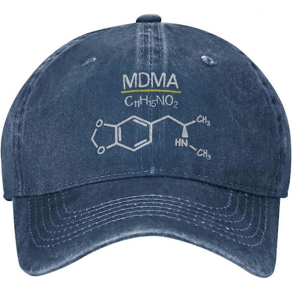 Kemisk Formel Unisex Cowboy Hat Baseball Caps Justerbar Sports Golf Denim Casquette Cap Style 848