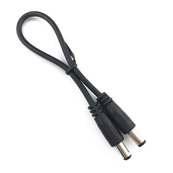 DC5.5x2.1mm Han-Han Stikforbindelse Barrel Jack Strømadapter Forlængerkabel