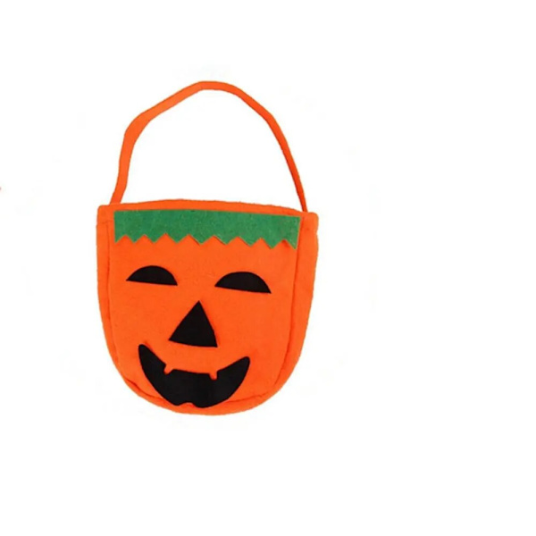 Hot Sale 1kpl/erä Halloween Juhlatarvikkeet Kuitukangas Kurpitsa Laukut Halloween Rekvisiitta Lasten Lelut Karkkikassit Style 2