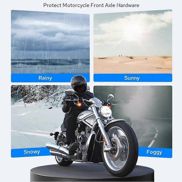 Frontakselmutterdeksler, Aluminium Akselmutterhetter for Harley Davidson VRSC Softail Dyna Super Glide Spor