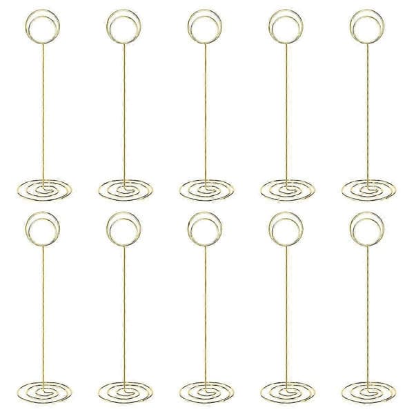 10 stk. 22,2 cm Bordnummerholdere til Bryllup, Dimission, Reception