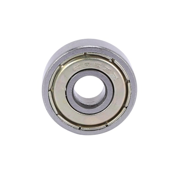 2x 626z Dobbelt Forseglede Kuglelejer 6x19x6mm Kulstofstål Sølv