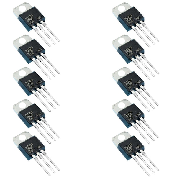 10 stk T0-220ac Pakke Standard Triacs 600v 25a Bta24-600b
