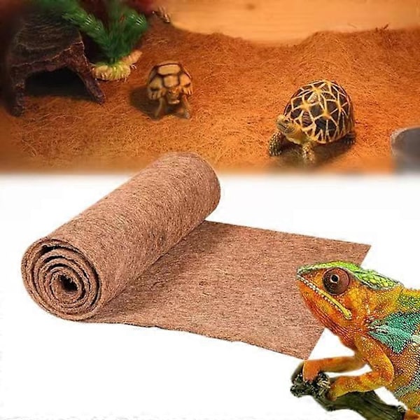 Reptiler Husdjur Madrass Akvarium Sköldpadda Ödla Reptil Kokospalm Matta Reptil Husdjur Värme 80*40cm