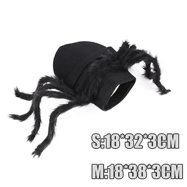 Hunde Halloween kostumer- Edderkop kostume til Halloween fest, til mellemstore små hunde katte hvalpe S
