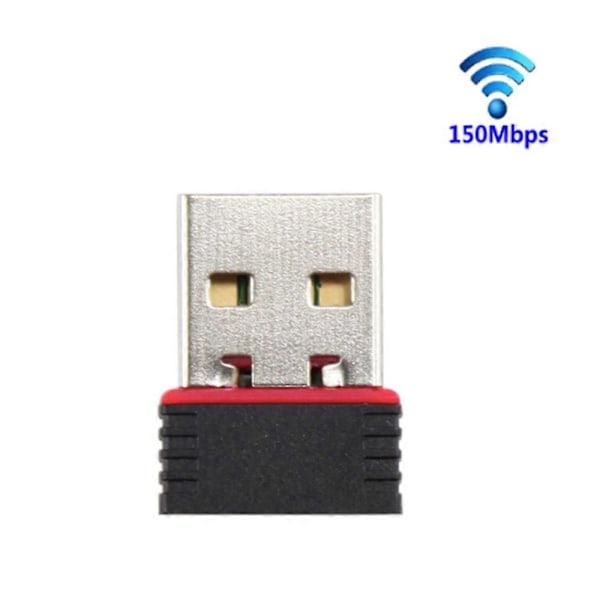 Mini USB Wifi Adapter 802.11n Lång Räckvidd 150Mbps USB Trådlös Mottagare Dongel Nätverkskort Extern Wi-Fi För Stationär Dator Laptop