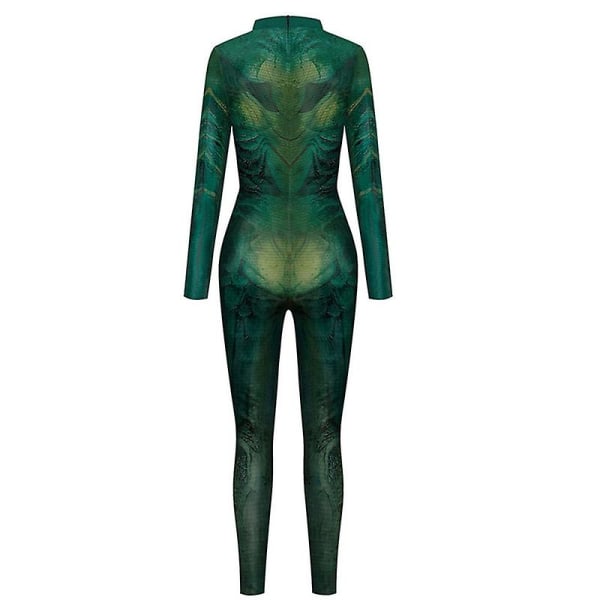 Kvinner Halloween-kostyme Stretch Skinny Catsuit Jumpsuit Bodysuit style 3 L