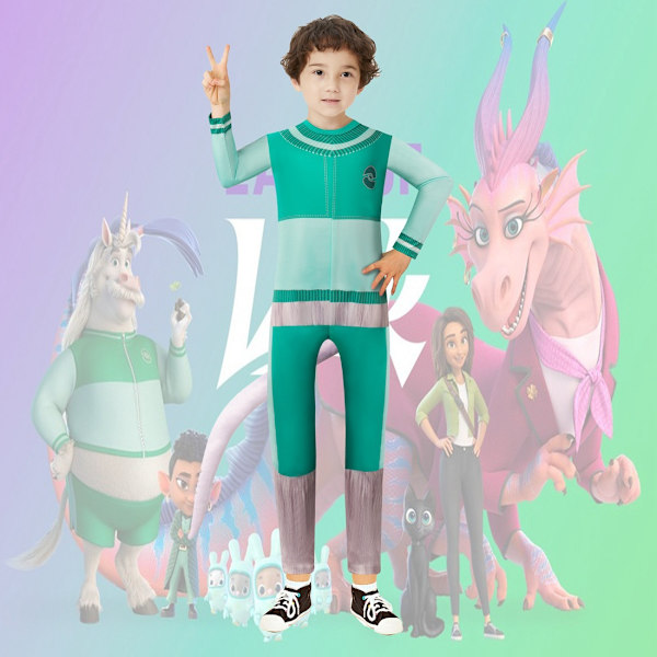 2023 rollepræstationskostume Luck unicorn Halloween cos børnerollepræstationskostume 140cm