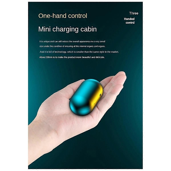 Mini TWS Bluetooth 5.4 langattomat nappikuulokkeet langattomalla latauskotelolla, huomaamaton mini Bluetooth -kuuloke