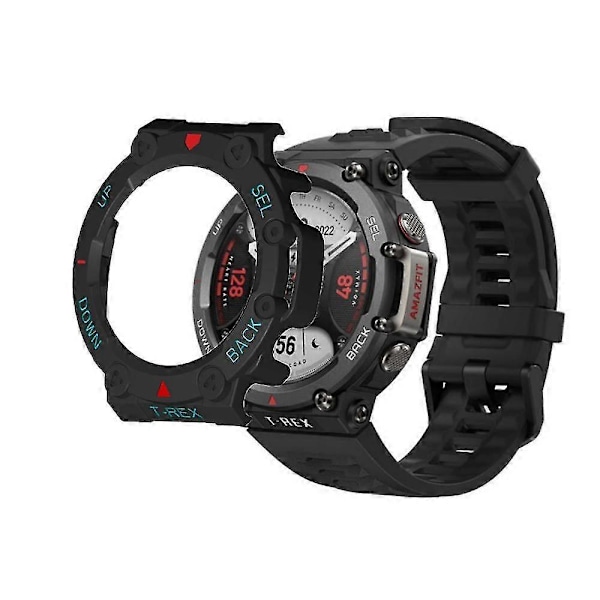 2-i-1 Skyddsfodral + Skärmskyddsglas För Amazfit T Rex 2 Trex 2 Smart