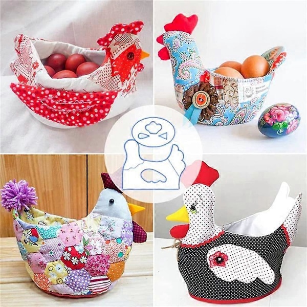 Kananmunakori Mallisetti, Kanan Säilytyskorin Malli Leikkuuviivain Ohjeilla, DIY Tilkku