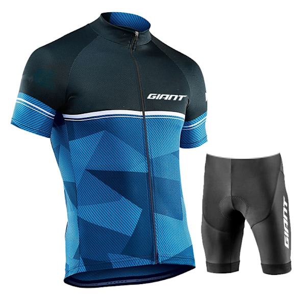 Set 2023 GIANT Miesten kesän lyhythihainen MTB-pyöräilypuku Ropa Ciclismo Pyöräily Maillot Pyöräilypuku Photo Color-11 3XL