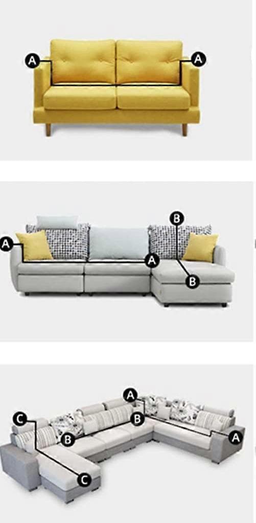 Elastisk Sofatrekk, Komfortabelt Stretch-stoff (Grå, 140-180cm)