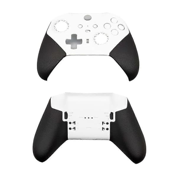 Til Xbox Elite 2 Etui Trådløs Controller Erstatningshus Skal Frontplade Front Bagside Bunddæksel B Black & white