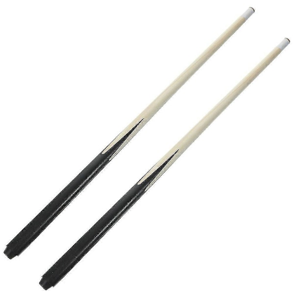 2 kpl Pool Cue Puinen Biljardikepin Kätevä Keppi Lyhyt Pool Cue Keppi
