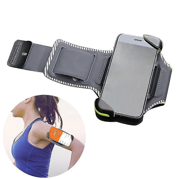 Sportarmband för mobiltelefon, telefonhållare, sportarmband för löpning, justerbara telefonarmband