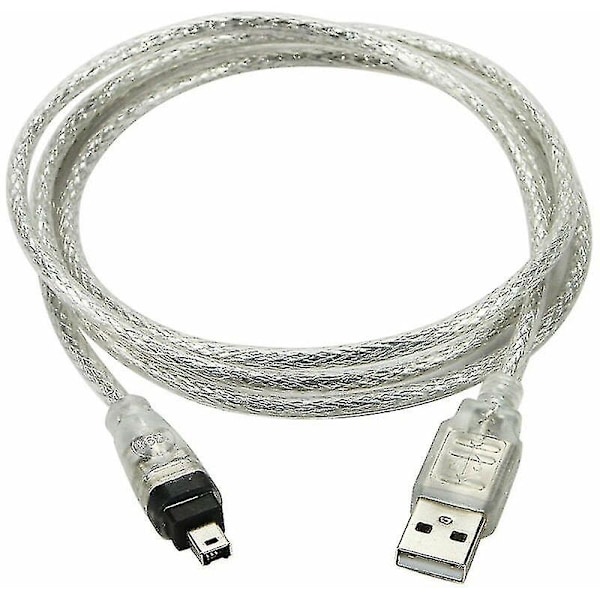 USB Han til Firewire IEEE 1394 4-polet Han iLink Adapterkabel til Sony DCR-TRV75E DV