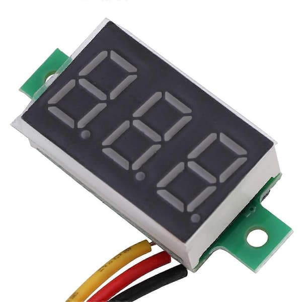 Sikker Mini Digital Voltmeter Digital Voltmeter Mål DC Spænding Industri Fabrik til Måling af Volta