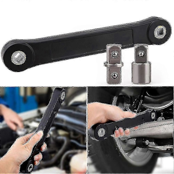 6 stk. 3/8\" Universal Forlænger Nøgle Automotive Diy Værktøj Nøgle Skralde Adapter Hurtig