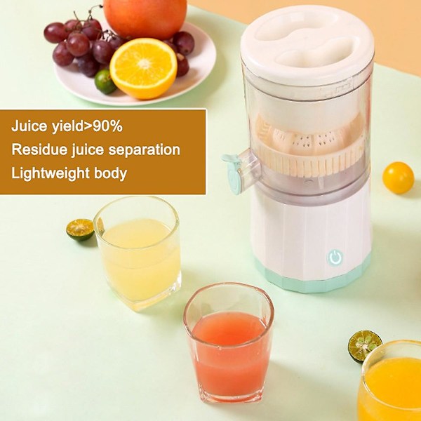 Bærbar Trådløs Blender Multifunksjonell Elektrisk Juicer for Husholdningsbruk Mini Fruktblender Innebygd 1200