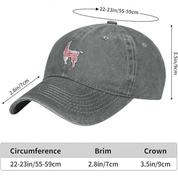 Alpakka Peru Unisex Cowboyhatt Baseball Caps Justerbar Sport Golf Denim Casquette Caps Stil 1684