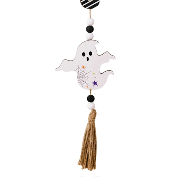 Halloween-koriste riipus puinen roikkuva kyltti juhlatunnelmaan Halloween-juhliin roikkuva riipus takkaan kummitustaloon sisä- ja ulkokäyttöön