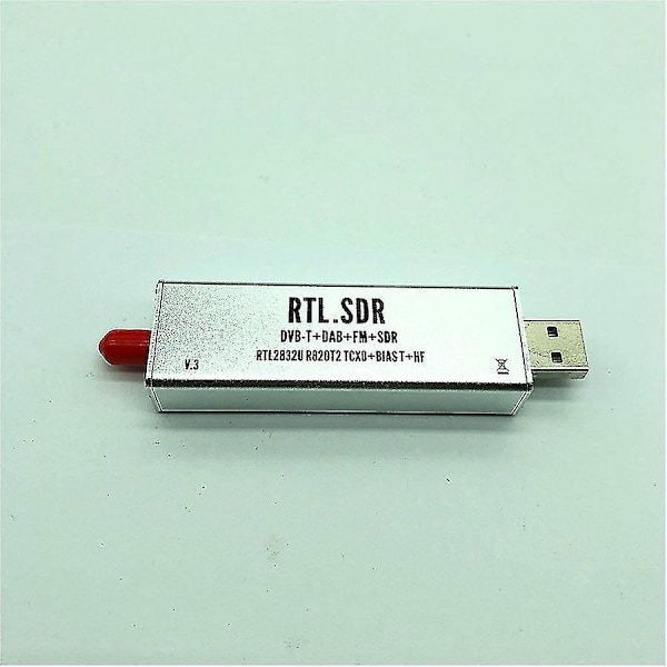 Kompatibel med Sdr V3 R820t2 Rtl2832u 1ppm Tcxo Sma Rtlsdr Mottaker med Antenne