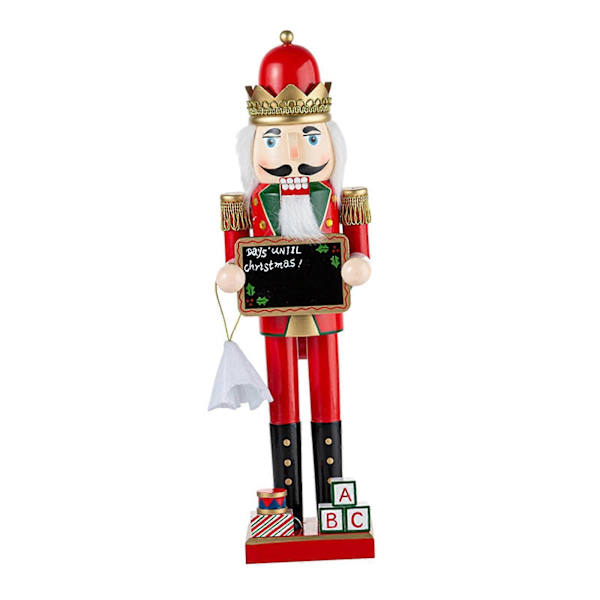 Nøddeknækker Figur Juledekoration Håndværk Statue til Jul Soveværelse Hjem