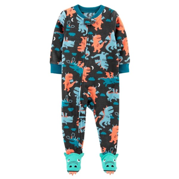 2023 Höst Vinter Varm Nyfödd Baby Romper Pyjamas Fleece Fotlindad Jumpsuit Babe Girl Tecknad Söt Pjms style 1 12M
