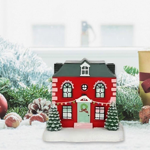 Snöhus Rökelsebrännare Juldekoration För Sovrum Och Arbetsrum