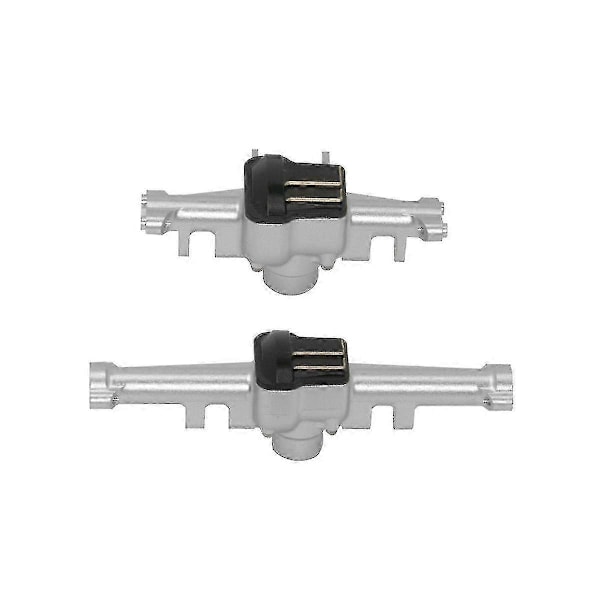 2kpl Metalliset Etu- ja Taka-akselin Kotelot Messinkiakselin Suojuksella Trx4m 1/18 Rc Crawler -auton Päivityksiin