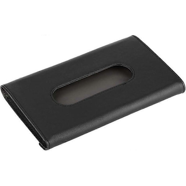 Bil Visir Tissue Holder, PU Læder Bil Tissue Holder Bil Toiletpapir Holder Solskærm Serviet Holder Tissue Box til Solskærm og Bagsæde