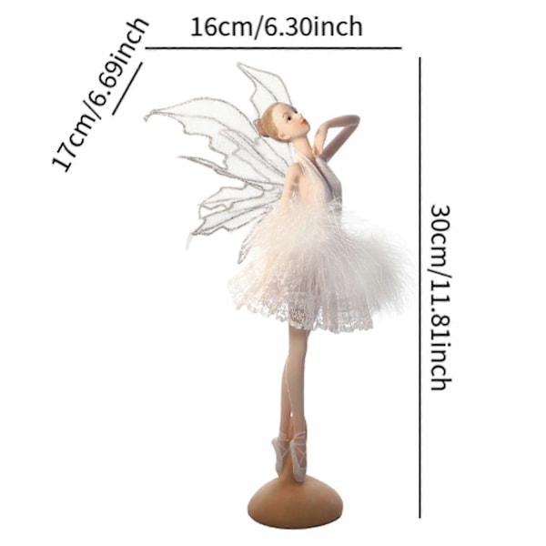 Dans Ballerina Figurin Dansande Tjej Staty Dekor för Restaurang Skrivbord Sovrum