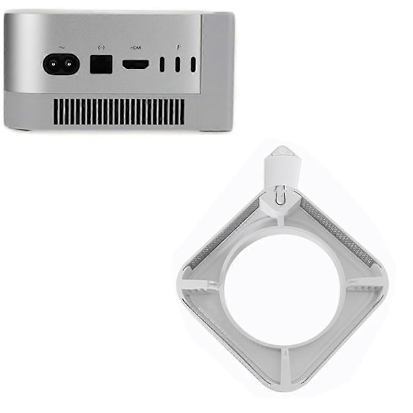 Topp Strømknapp 3D-printing Trykknapp og Kjølebase for 2024 Mac Mini M4 / M4 Pro Tilbehør