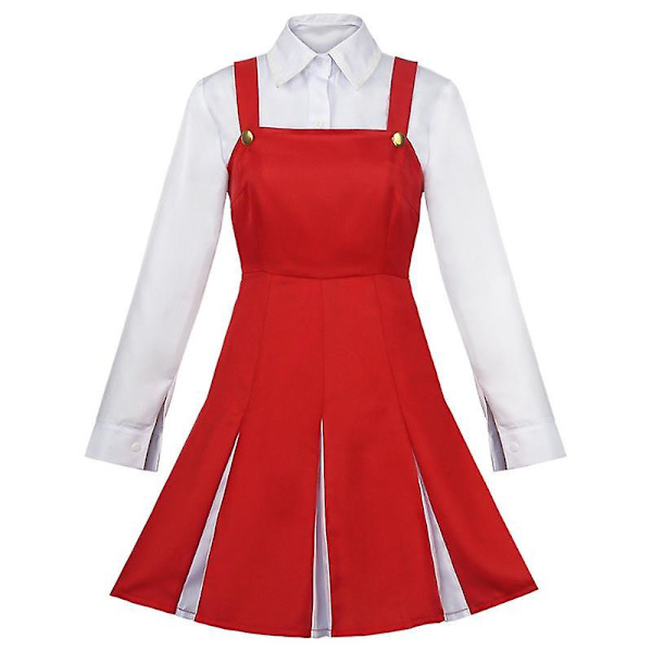 Anime My Hero Academia Eri Cosplay Kulttuurifestivaali Ihana punainen mekko Collocation Paita Päähineet Halloween Carnival Puvut XS