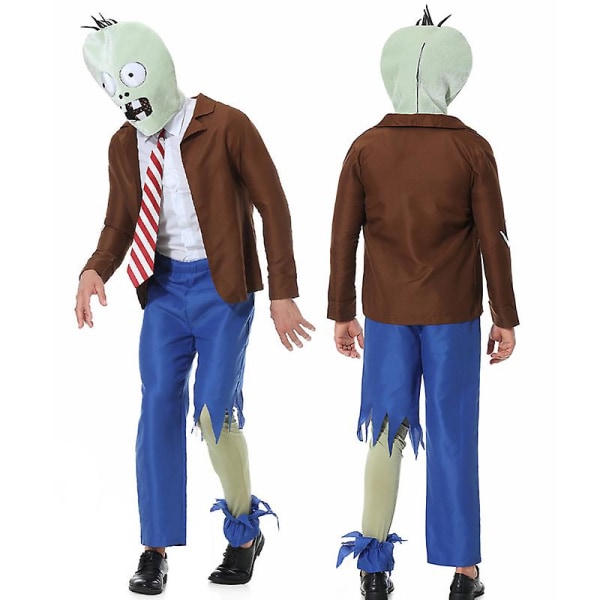 Karneval Halloween uhyggelige zombier kostume unisex forældre barn uhyggelige rollespil Cosplay fancy festkjole Kid M