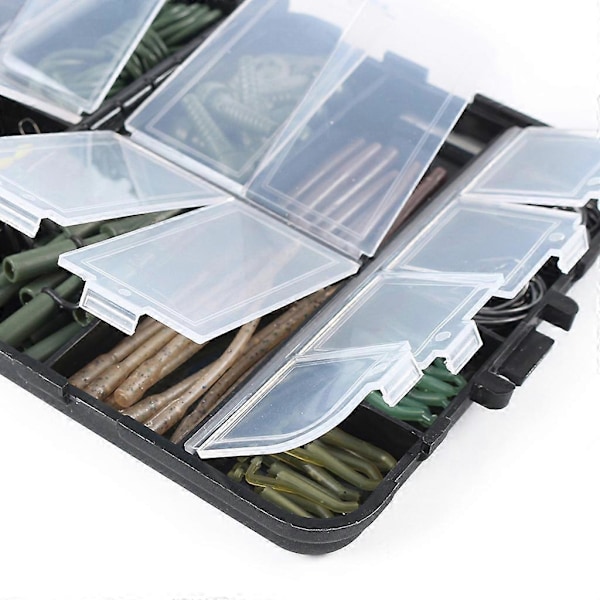 Fisketillbehör Box Tillbehör Kit Set Krokar Lekande Sänken Fisketillbehör Kit